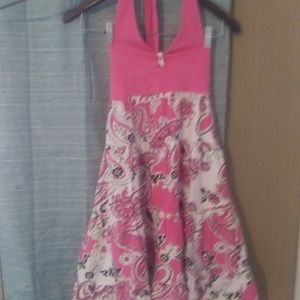 Route 66 Girls size 7/8 summer halter top dress